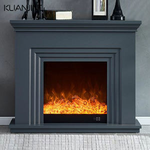 Kuanjing Bestseller Moderner Freistehender Elektrischer Holzoptik-Kamin mit Verkleidung für Hotelnutzung - Product Image 4