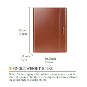 Bán buôn tiếp tục danh mục đầu tư thư mục pháp lý tài liệu Organizer với thư A4 Kích thước clipboard dễ thương Chic padfolio bìa thư mục - Product Image 5