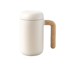 Mug isotherme à double paroi en céramique avec infuseur à thé, grande capacité, portable pour la maison, le bureau et l'extérieur