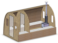 Fabricant Chinois Ensemble Complet Maison en Bois Facile à Assembler Luxe Pas Cher Maison en Rondins Préfabriquée en Bois