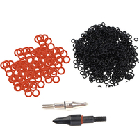 Pointes de flèches en caoutchouc Linkboy Archery 3mm ID 5mm OD avec joints toriques et rondelles pour le tir sur cible et accessoires de tir