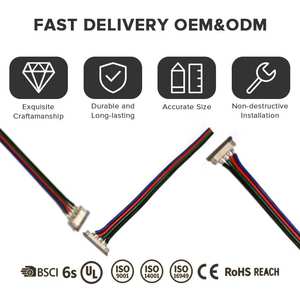 Piezo-Koaxial- und FPC-Flachbandkabel-Kabelbaum für Instrumenten-Signalerfassungs- und Anzeigesysteme - Product Image 4