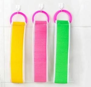 <span class=keywords><strong>Sangle</strong></span> dorsale <span class=keywords><strong>exfoliante</strong></span> bain douche corps éponge corps épurateur brosse outils de lavage personnels pour hommes femme - Product Image 3