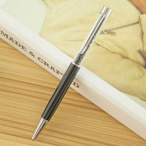 Stylo bille rotatif en métal incrusté de cristaux, écriture fluide, multicolore, pour promotion d'entreprise, cadeau d'entreprise - Product Image 5