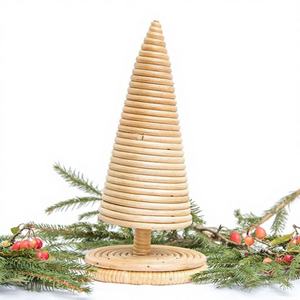 ต้นคริสต์มาสหวายและสนแบบตั้งพื้นสำหรับตกแต่ง ขายส่ง ของขวัญเล็กๆ น้อยๆ ที่มีความหมาย ผลิตโดยช่างฝีมือ - Product Image 1