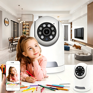 Caméra de sécurité WiFi double éclairage, détection de mouvement PIR, vision nocturne couleur, CMOS 355, grand angle, stockage Cloud/<span class=keywords><strong>Micro</strong></span> SD, faible consommation - Product Image 3