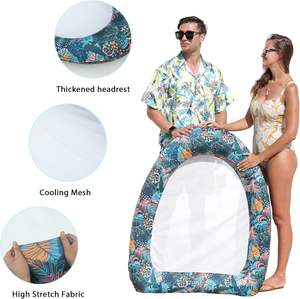 Flotador Inflable de PVC con Estampado Bohemio para Piscina - Marca MAKE WAVES, Diseño Divertido y Relajante - Product Image 4