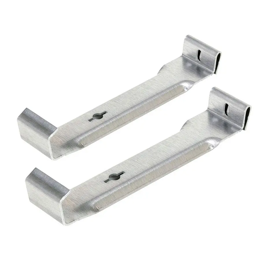 Cintres de gouttière cachés en aluminium ODM OEM avec vis et Clip support de gouttière K robuste personnalisé