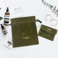 SHUNFA Pochette en Velours de Luxe, Vente en Gros, pour Bracelet, Sac Anti-Poussière à Cordon Coulissant, avec Logo Personnalisé, Emballage de Haute Qualité pour Bijoux, Cadeaux et Cosmétiques
