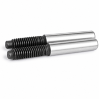 Goupilles coniques à queue filetée en acier au carbone haute résistance 45H / Norme GB 881 / Goupilles de centrage traitées thermiquement / Finition brillante / Tête de 30 mm