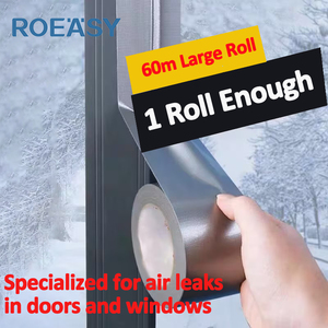 ROEASY Door <strong>Window</strong> Windproof Film Thicke Transparent <strong>Window</strong> <strong>Insulation</strong> Film Thickening <strong>Window</strong> <strong>Kit</strong> for Cold Protection Windproof - Product Image 4