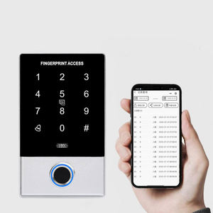 Système de contrôle d'accès intelligent avec serrure de porte à empreinte digitale, clavier tactile et lecteur de carte <span class=keywords><strong>RFID</strong></span> - Product Image 1