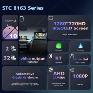 Universal 9/10 pulgadas Android pantalla táctil coche Radio Multimedia reproductor de vídeo estéreo doble DIN - Product Image 5