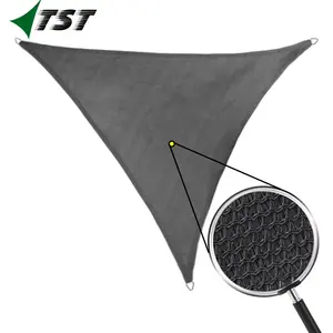 16ft Outdoor Best Quality Sun Shade Sail Triangle With UV Protection Wholesale 280 gram sail