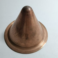 Custom Brass Cone Metal Spinning Parts Precision Formed Components For Lighting Decoration