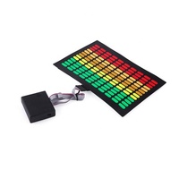 1000designs DJ dance light up and down el shirt panel/ custom el equalizer panel /music activated led t shirt panel