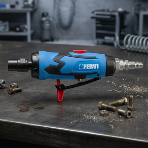 FERVI <b>Mini</b> Pneumatic <b>Grinder</b> 25000 RPM 3-6mm Pinches 6 Bar Pressure Assial Smerigliatrici Product - Product Image 2