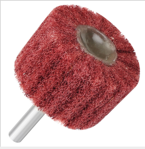 Non-tissé abrasif Nylon roue de polissage rabat Combi papier de verre <span class=keywords><strong>brosse</strong></span> métal acier inoxydable meulage tambour matériel - Product Image 5