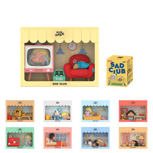 POP MART Crybaby Sad Club Series Scene Sets Blind Box Figures Random Design Mystery Toys for Modern Home Decorations Indoor - Product Image 2