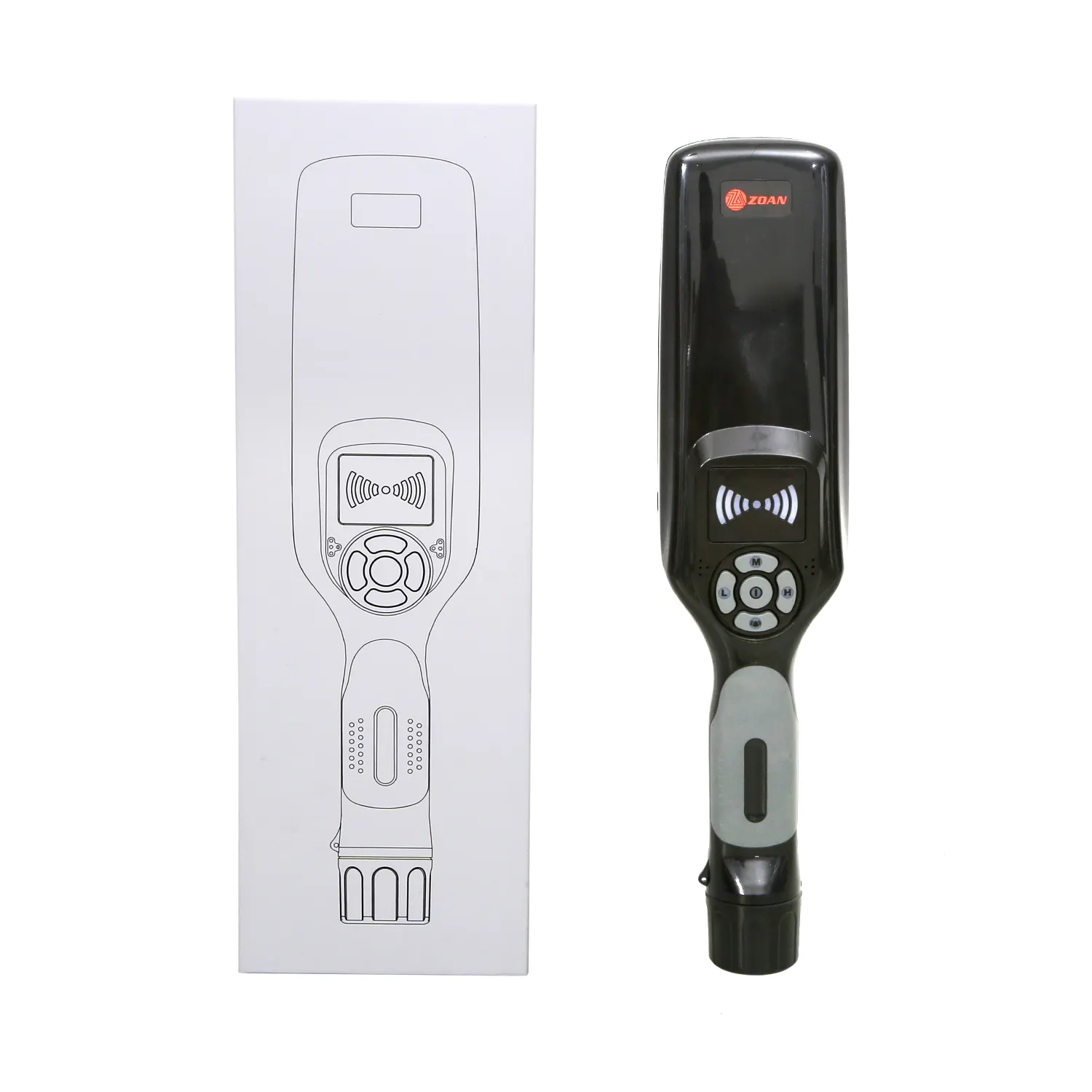 ZA360 super hand held metal detector for airport and metro