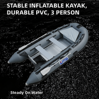 Kayak gonflable électrique certifié CE Tongcai, PVC 1,2 mm, léger, stable, pour la pêche, bateau rapide, eaux offshore 3