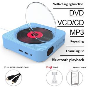 <span class=keywords><strong>Lecteur</strong></span> de <span class=keywords><strong>CD</strong></span>/DVD miniature mural <span class=keywords><strong>pour</strong></span> l'apprentissage précoce des enfants en anglais, avec télécommande, portable, <span class=keywords><strong>pour</strong></span> écran d'horloge-réveil - Product Image 4