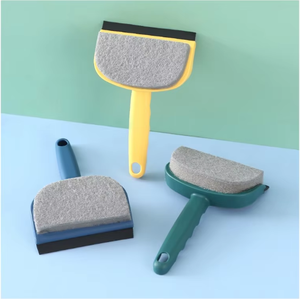 Outils de <span class=keywords><strong>nettoyage</strong></span> double usage : <span class=keywords><strong>brosse</strong></span> et éponge pour vitres de <span class=keywords><strong>voiture</strong></span> et de maison - Product Image 6