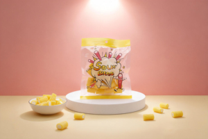Caramelle Gommose Ripiene al Gusto di Frutta Mista Multicolore, Produzione OEM/ODM in Confezione - Product Image 3