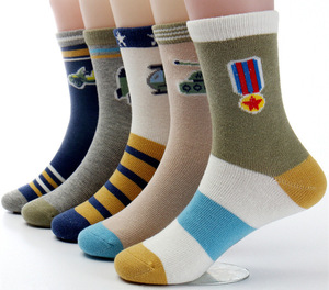 KTS196 all'ingrosso Custom Designer Private Label Logo <span class=keywords><strong>auto</strong></span> modellata ragazzi calzini 100% cotone pettinato <span class=keywords><strong>per</strong></span> bambini calzini - Product Image 5