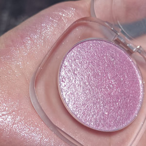 Tùy chỉnh khuôn mặt make up <span class=keywords><strong>Highlighter</strong></span> Tím <span class=keywords><strong>Highlighter</strong></span> trang điểm nhãn hiệu riêng ép ánh sáng lung linh <span class=keywords><strong>Highlighter</strong></span> - Product Image 2