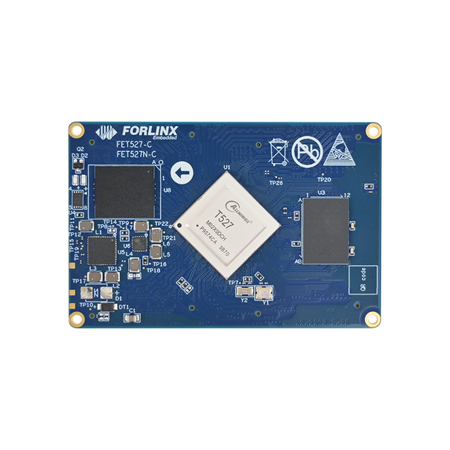 FET527-C Allwinner T527 Octa-Core Industrial Embedded SOM 2TOPS NPU OpenHarmony Core Board for Edge Computing