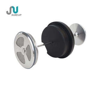 Cafetière à piston en acier inoxydable de 1,0 L avec filtre à 5 couches, double paroi isolée, presse silencieuse, indicateur, sans BPA - Product Image 4