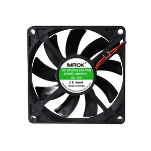 ultra silent 80mm 8015 5v dc brushless 3D printer axial 12v 20v 24v cooling fan 80x80x15mm 2pin