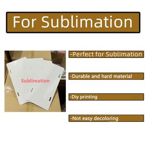 Plaque d'immatriculation vierge pour sublimation LIVRAISON GRATUITE Entrepôt US Plaques de voiture par transfert thermique par sublimation Cadeaux promotionnels d'entreprise - Product Image 3