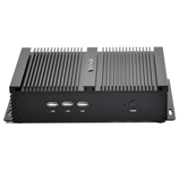 Mini PC industriel sans ventilateur US Stock i7-8565U/i7-8559U, entièrement métallique, silencieux, 2*RS232, HD VGA, LAN, USB, 32 Go DDR4 + 1 To NVMe SSD