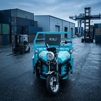 Tricycle électrique robuste à trois roues pour le transport commercial