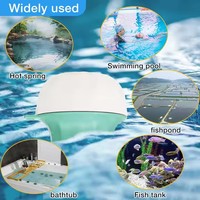 Testeur de qualité de l'eau BLE-YF04 flottant fendu 4 en 1 moniteur de piscine sans fil Ph Ec Tds Temp détecteur de qualité de l'eau