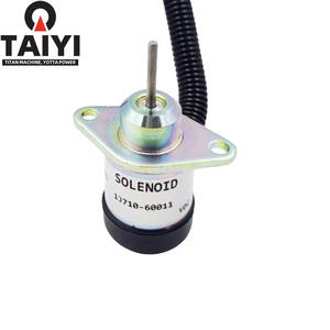 Untuk mesin Kubota V2607 untuk pemuat <span class=keywords><strong>Bobcat</strong></span> 12V 7000769 Machinery mesin konstruksi Solenoid pemutus bahan bakar untuk S160 S185 S205 - Product Image 3