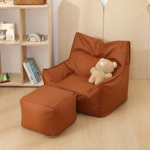 Canapé en cuir PU <span class=keywords><strong>pour</strong></span> enfants de 6 mois à 12 ans, <span class=keywords><strong>fauteuil</strong></span> <span class=keywords><strong>pour</strong></span> tout-petits rembourré en mousse EPP - Product Image 2