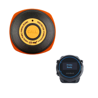 Système de téléavertisseur sans fil 433Mhz pour le service d'appel de serveur pour café Restaurant Buzzer Vibration Watch Pager