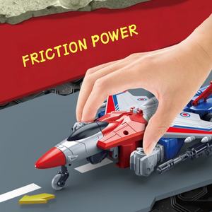 Avion inertiel transformable en <span class=keywords><strong>robot</strong></span>, modèle de simulation d'avion de chasse, <span class=keywords><strong>jouet</strong></span> pour garçons - Product Image 4