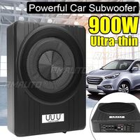 Subwoofer Activo para Auto de 10 Pulgadas y 900W, Amplificador de Audio para Vehículo, Amplificador de Bajos, Caja Acústica, Amplificador de Sonido para Auto