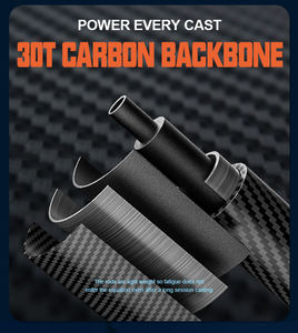 HONOREAL 3.9M 4.2m 100-200g Carbone Long Casting Pêche Télescopique <span class=keywords><strong>Surfcasting</strong></span> Surf Rod - Product Image 3