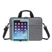 Housse d'ordinateur portable portable sur mesure en gros, 13, 14, 15 pouces, grande capacité, housse de protection pour ordinateur portable de voyage pour hommes