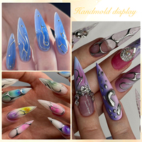 MTSSII 5 en 1 Top Coat Glue Nail Gel 8ml Vernis à ongles Tout pour la manucure Art des ongles hybride