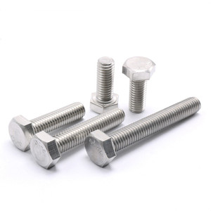 DIN933 สกรูหัวหกเหลี่ยมเกลียวเต็ม M3-M18 สกรูหกเหลี่ยม 304 สแตนเลส - Product Image 4