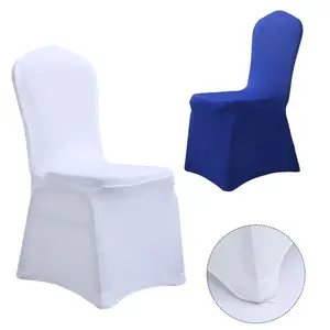 Fodera protettiva per sedia da cucina all'ingrosso fodera per sedia da matrimonio elasticizzata spessa per sedia da banchetto di nozze