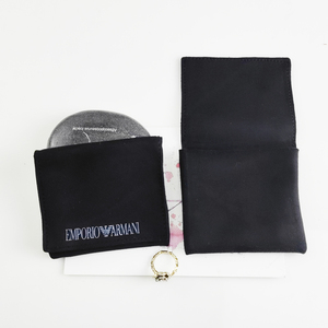 Bolsas de Joyería de Microfibra Negra Tipo Sobre, Bolsas de Terciopelo con Cierre a Presión para Exhibición de Joyería, Bolsas de Regalo Elegantes y Económicas con Logotipo Personalizado - Product Image 2