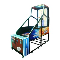 Machine d'arcade de basket-ball à monnayeur pour adultes, en gros usine, avec structure en métal robuste pour divertissement intérieur