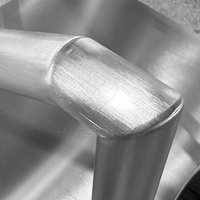 Bac à glace rond en acier inoxydable, stable, vente directe usine, pour récupération par le froid et relaxation musculaire, design moderne